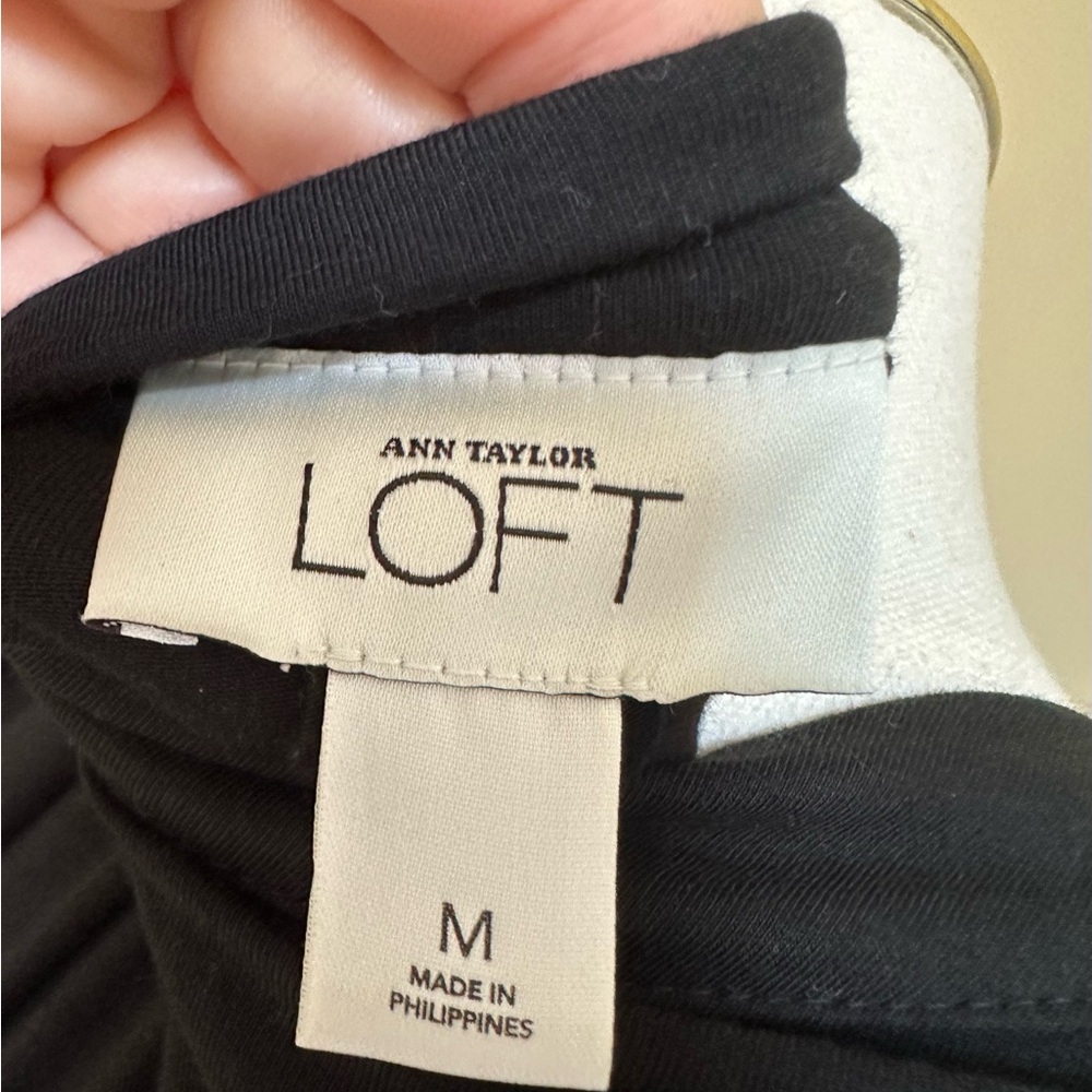 Loft Black Dress - Medium - Picture 6 of 7